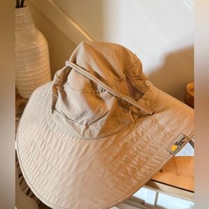 Sun protection zone side brim sun hat